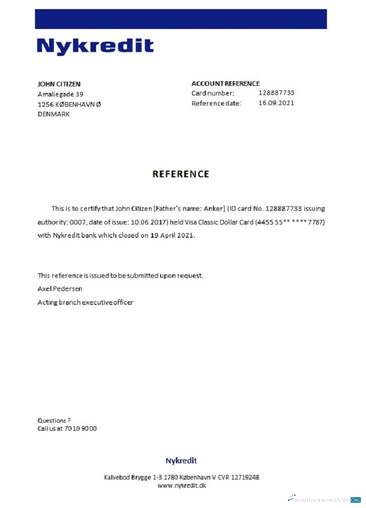 Download Denmark Nykredit closure reference Photoshop template